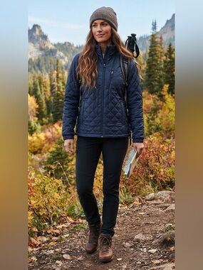 (#135) COLUMBIA Quilted Interchange Jacket